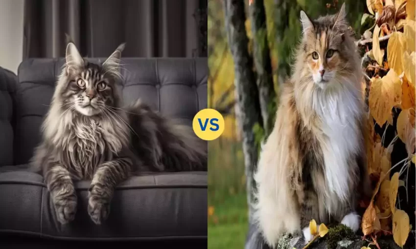 Maine Coon and Norwegian Forest Cat