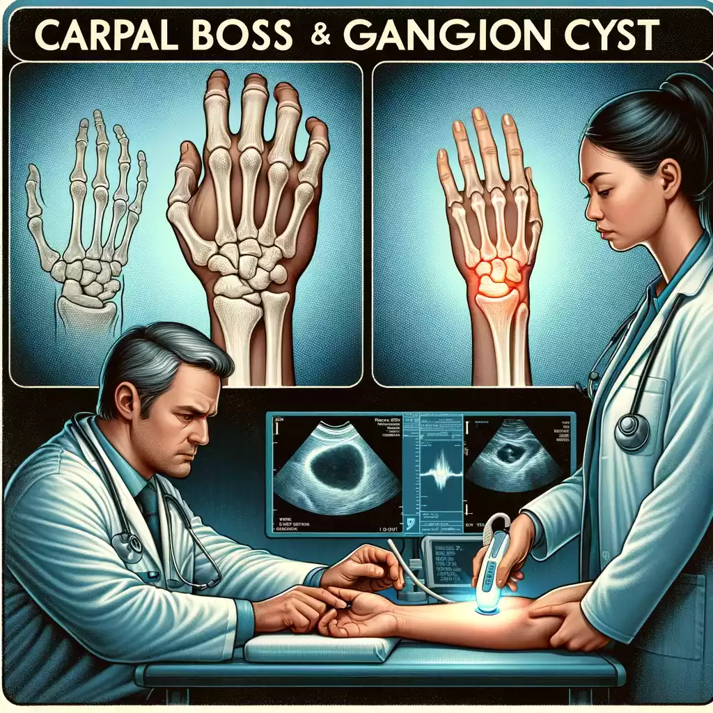What is the diagnosis methods for Carpal Boss and Ganglion Cyst