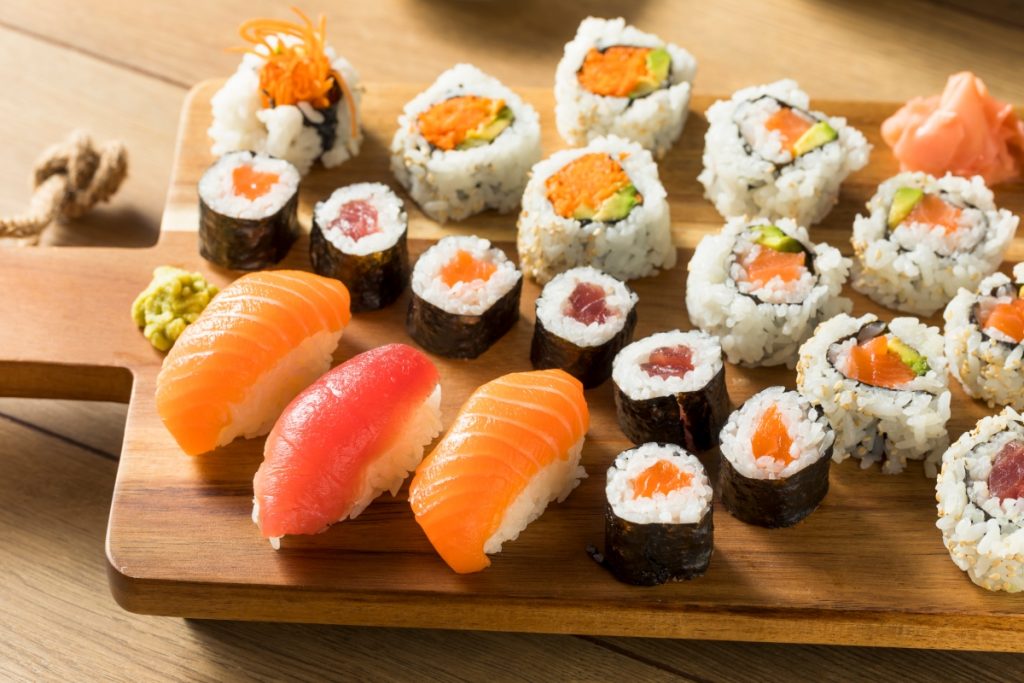 What Are The Most Common Sushi And Sashimi Available